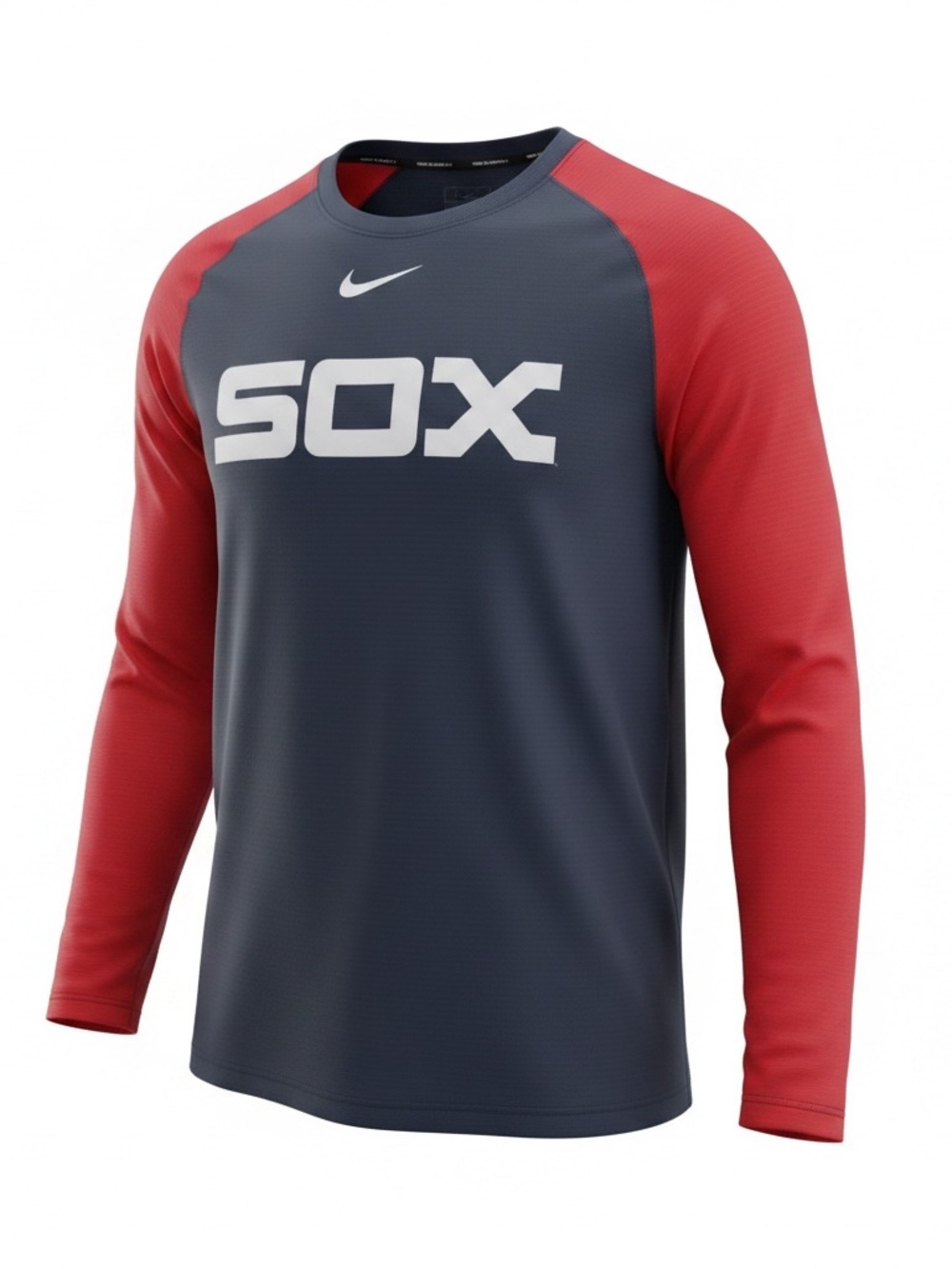 Chicago White Sox Nike Dri-Fit Authentic Warm-Up Tee XL Navy and Red